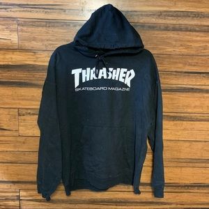 Large Black thrasher Hoodie